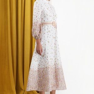 Zimmermann Carnaby Ditsy Long Dress 